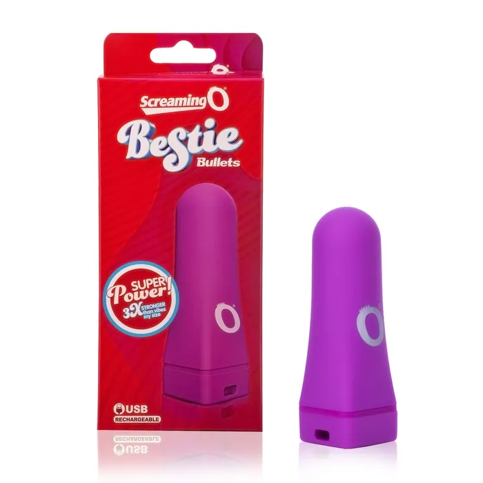 Vibrators Screaming O Bestie Bullet Purple 6 Count Box