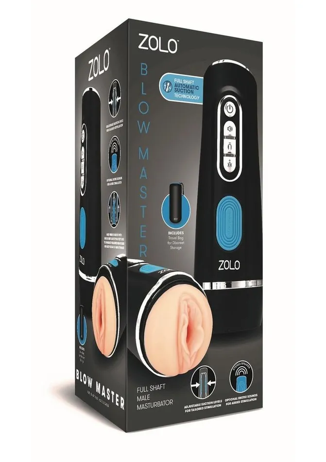 Zolo Male Sex Toys ZOLO Blow Master Rechargeable Silicone Masturbator